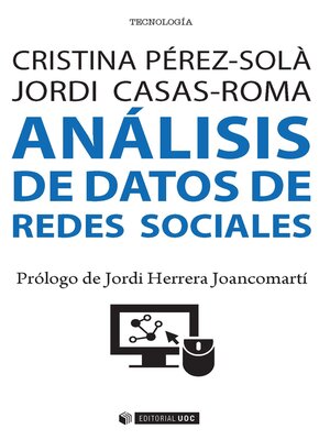 cover image of Análisis de datos de redes sociales